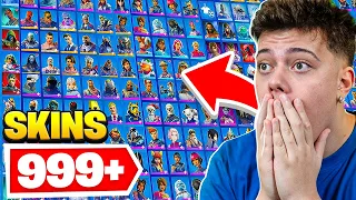 TODAS AS SKINS! CONTA DOS PRO PLAYERS NO FORTNITE!