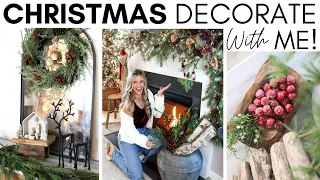 CHRISTMAS DECORATE WITH ME || HOLIDAY DECORATING IDEAS || CHRISTMAS DECORATING IDEAS 2023