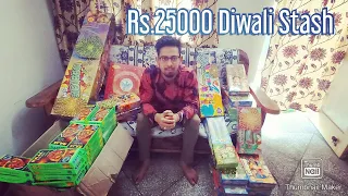 ₹25,000 Diwali Stash 2019 | Dussehra Crackers Stash 2019 | Diwali Fireworks Cheapest price in Delhi