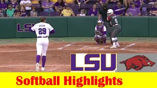 #13 Arkansas vs #7 LSU Softball Game 1 Highlights, April 26 2024