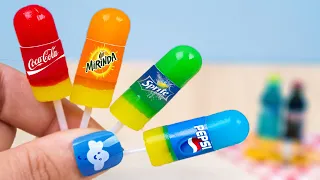 Frozen Coca Mirinda Sprite Pepsi Popsicles 🍡1000+ Cool Miniature Cake Decorating Ideas | Yummy Cake