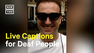 Live Caption Glasses Let Deaf People 'See' Conversations