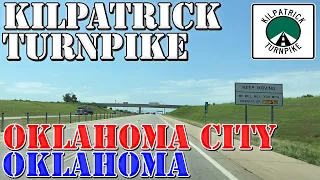 John Kilpatrick Turnpike - Oklahoma City - Oklahoma - 4K Highway Drive