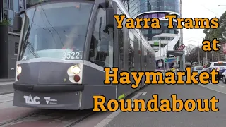 Yarra Trams at Haymarket Roundabout