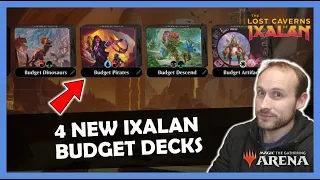 4 NEW Ixalan Budget Decks With Optional Upgrades | MTG Arena Standard Beginner Deck Guide