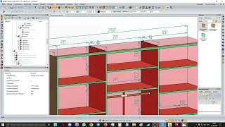 Пример построения шкафа купе встройки в Базис-Мебельщик 2022.