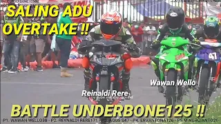 Drama Wawan wello vs Reynaldi Rere terjadi lagi ! Underbone 2 tak 125cc motoprix mijen 2022