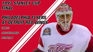 1997 Stanley Cup Final Game 3: Philadelphia Flyers at Detroit Red Wings w/ Full Pregame