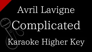 【Karaoke Instrumental】Complicated / Avril Lavigne【Higher Key】