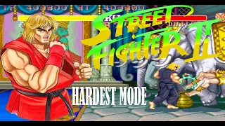 STREET FIGHTER 2 HARDEST MODE KEN PLAYTHROUGH ARCADE 1992