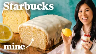 Homemade vs Starbucks LEMON LOAF CAKE | Delicious Dupes