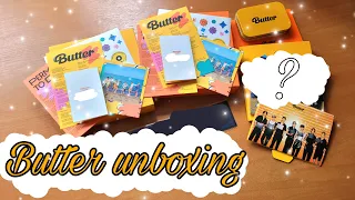 Распаковка альбома BTS "Butter" сет с предзаказками | Butter unboxing preorder