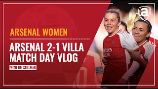 Arsenal 2-1 Aston Villa | Women's Super League | match day vlog | Arseblog News