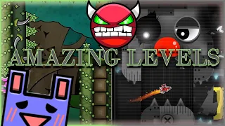 AMAZING LEVELS! - 2 hard demons for halloween | Geometry Dash Spooktober