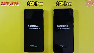Samsung A02 vs Samsung A02s                    Speed Test Comparison