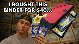 I BOUGHT A VINTAGE BINDER OF POKEMON CARDS - AND FOUND GOLD STAR CARDS!!!