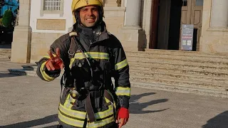 Rotina de Trabalho e Bombeiro Voluntário em Portugal 🇵🇹