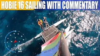 A Hobie 16 tutorial lesson with One Shoe Phil. Catamaran sailing fundamentals, tips and tricks