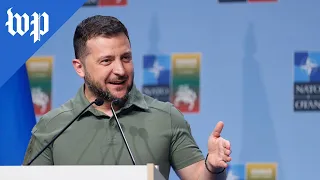 Zelensky says NATO summit results are 'good'