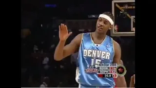 Last Two Minutes of 2004 Rookie Game Turns Into Dunk Contest (LeBron, Melo, Amar'e)