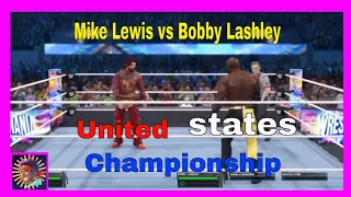 Mike Lewis vs Bobby Lashley | WWE United States Championship match at Wrestlemania!