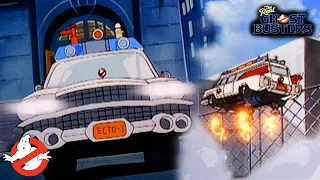 Ecto-1: The Ghost Capturing Machine In Action! | Real Ghostbusters Animated Series | GHOSTBUSTERS