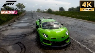 PURE ADRENALINE: LAMBORGHINI AVENTADOR SVJ ROARS THROUGH FORZA HORIZON 5! || 759 BHP || DAY - 197 ||