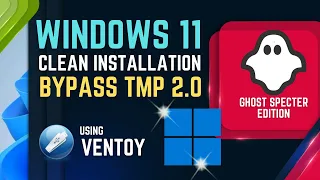 No TPM Required Windows 11  Installation Guide 2022 GhostSpectre CLEAN INSTALL