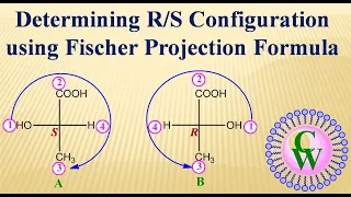 Determining R/S Configuration using Fischer Projection Formula