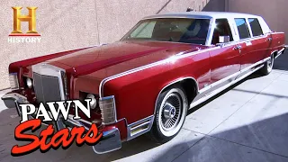 Pawn Stars: HIGH RISK for BIG DEAL Celeb's Limo (Season 6) | History
