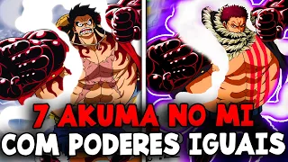 7 AKUMA NO MI QUE PARECEM IGUAIS MAS SÃO PODERES SUPERIORES EM ONE PIECE