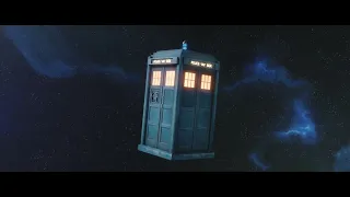 The Tardis floating in space - Doctor Who - Blender Animation