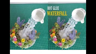 DIY/ HOT GLUE WATERFALL TUTORIAL/DIY HOME DECORATION/ Do it yourself!