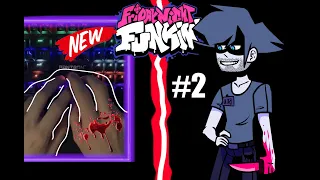 FNF VS Starving Artist V2, Retaken Sanity FULL WEEK + Cutscenes & Endings (FNF Mod) Walkthrough #2