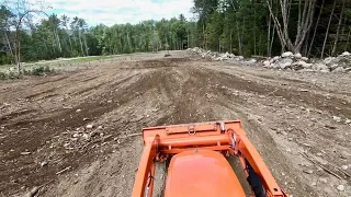 Making the 4 Acres we had Logged Into Pasture (using a Kubota BX2370)