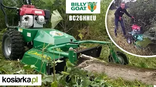 Mocna karczownica na 2-metrową trawę i grube gałęzie do 5cm - Billy Goat BC26HHEU