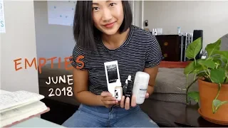 EMPTIES June 2018: Jordan Samuel, Glossier, MUN, Biologique Recherche