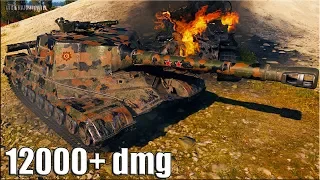 Шикарная позиция для пт Объект 268 🌟 12000+ dmg 🌟  World of Tanks максимальный урон