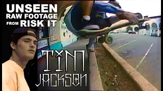 TIM JACKSON, DOGTOWN, RAW TR CAMERA TAPES FROM "RISK IT" 1990 STREET SKATING AND FILMING INNOVATIONS