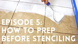 How To Prep and Measure Your Floors Before Stenciling