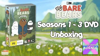 We Bare Bears Seasons 1 - 3 DVD Unboxing