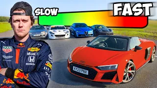 Slow YouTuber, Fast Car vs Pro Driver (feat. @ZacAlsop)