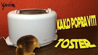 Kako popraviti toster ( grejna zica u prekidu )