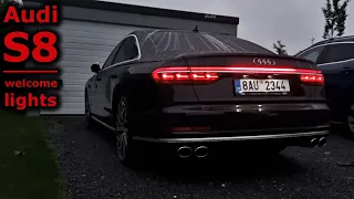 2021 Audi S8 | Welcome lights