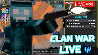 Pixel Gun 3D Waterfall Clan War LIVE