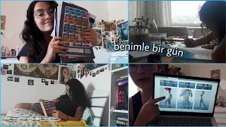 BENİMLE BİR GÜN #3 VLOG|| Ders, Kitap, Spor, yine ders... Bir Yks Öğrencisinin Yaz Günü 🦑