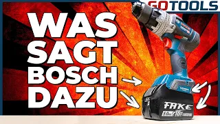 Was sagt BOSCH zu Fake-Akkus & Akkuadapter? Vor Ort nachgefragt! Was kommt in Zukunft an Akkutechnik