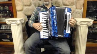 WMACHAT80BL - Blue Weltmeister Achat 80 Piano Accordion 34 80 LMM $1795