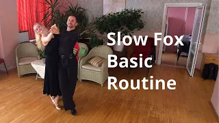 Slow Foxtrot Basic Routine Membership (Silver) Figures | Marts Punins & Dana Jakobsone-Galvane