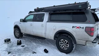 Ice truck camping live